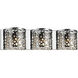 Bubbles 3 Light 25 inch Chrome Vanity Light Wall Light