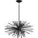 Palisades Ave. 8 Light 32 inch Black Chandelier Ceiling Light
