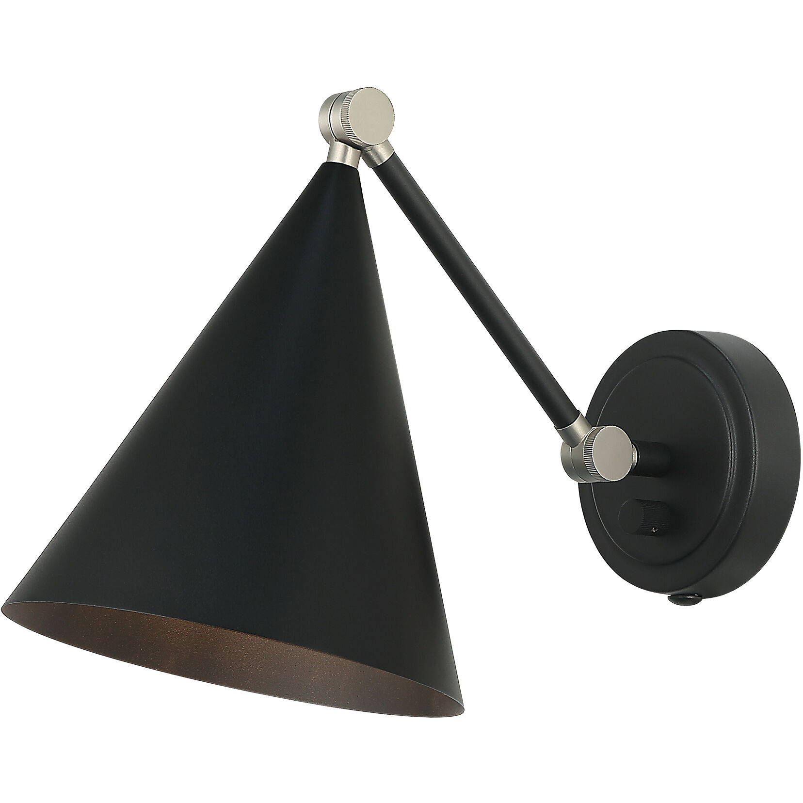 Pearson 1 Light 7.88 inch Matte Black Wall Sconce Wall Light