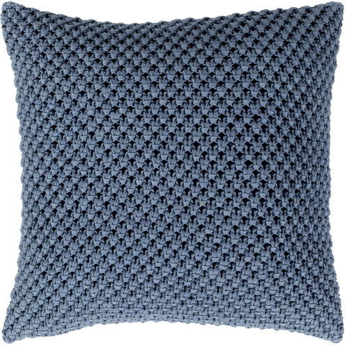 Godavari 18 X 18 inch Denim Pillow Kit, Square