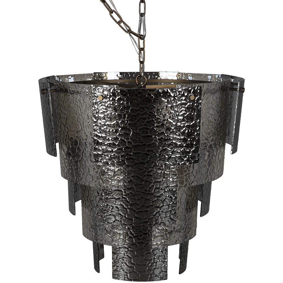 Cornelius 10 Light 25 inch Antique Brass Chandelier Ceiling Light