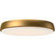 Alora Mood Laval LED 15 inch Aged Gold Flush Mount Ceiling Light