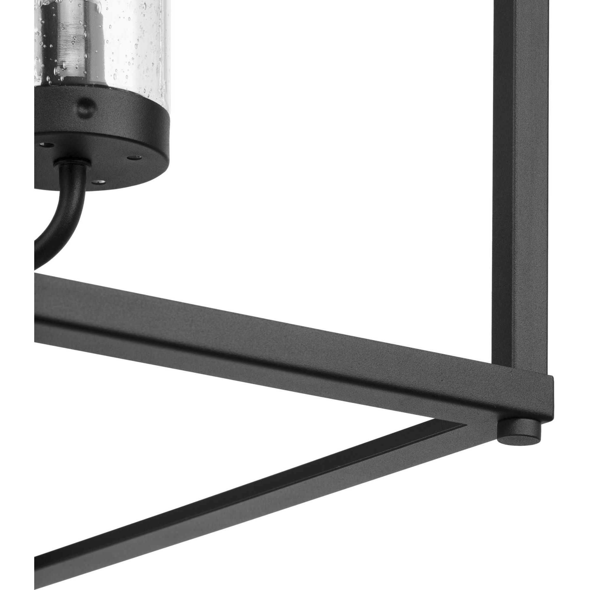 Chapel 4 Light 18.12 inch Textured Black Outdoor Pendant