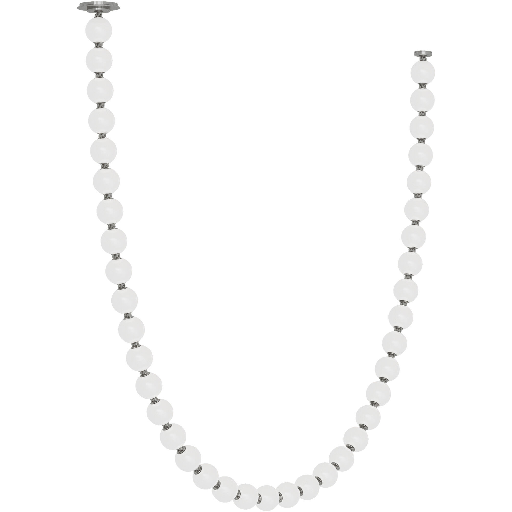 Sean Lavin Perle LED 2.8 inch Polished Nickel Chandelier Ceiling Light in 3000K, Surface