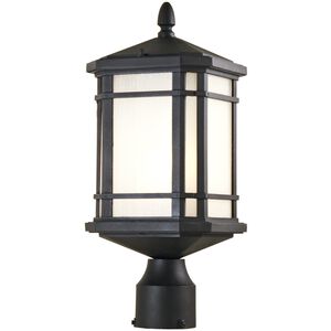Cardiff 1 Light 17.5 inch Black Outdoor Post Lamp