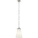 Marsailli 1 Light Polished Nickel Pendant Ceiling Light, Medium