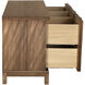Musashi Dark Walnut Dresser, 6 Drawer