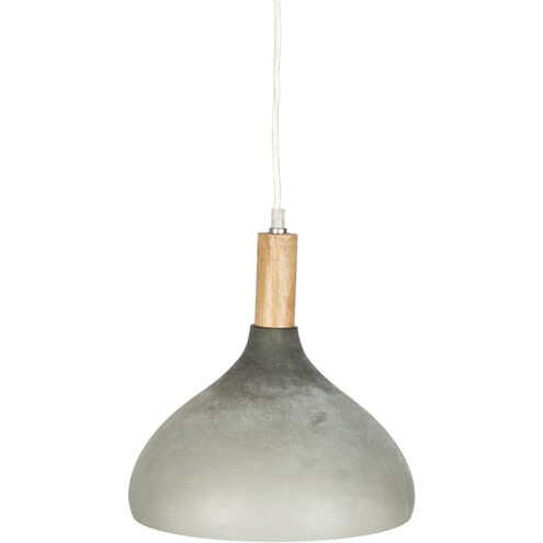 Storey 1 Light 10.75 inch Light Grey Pendant Ceiling Light