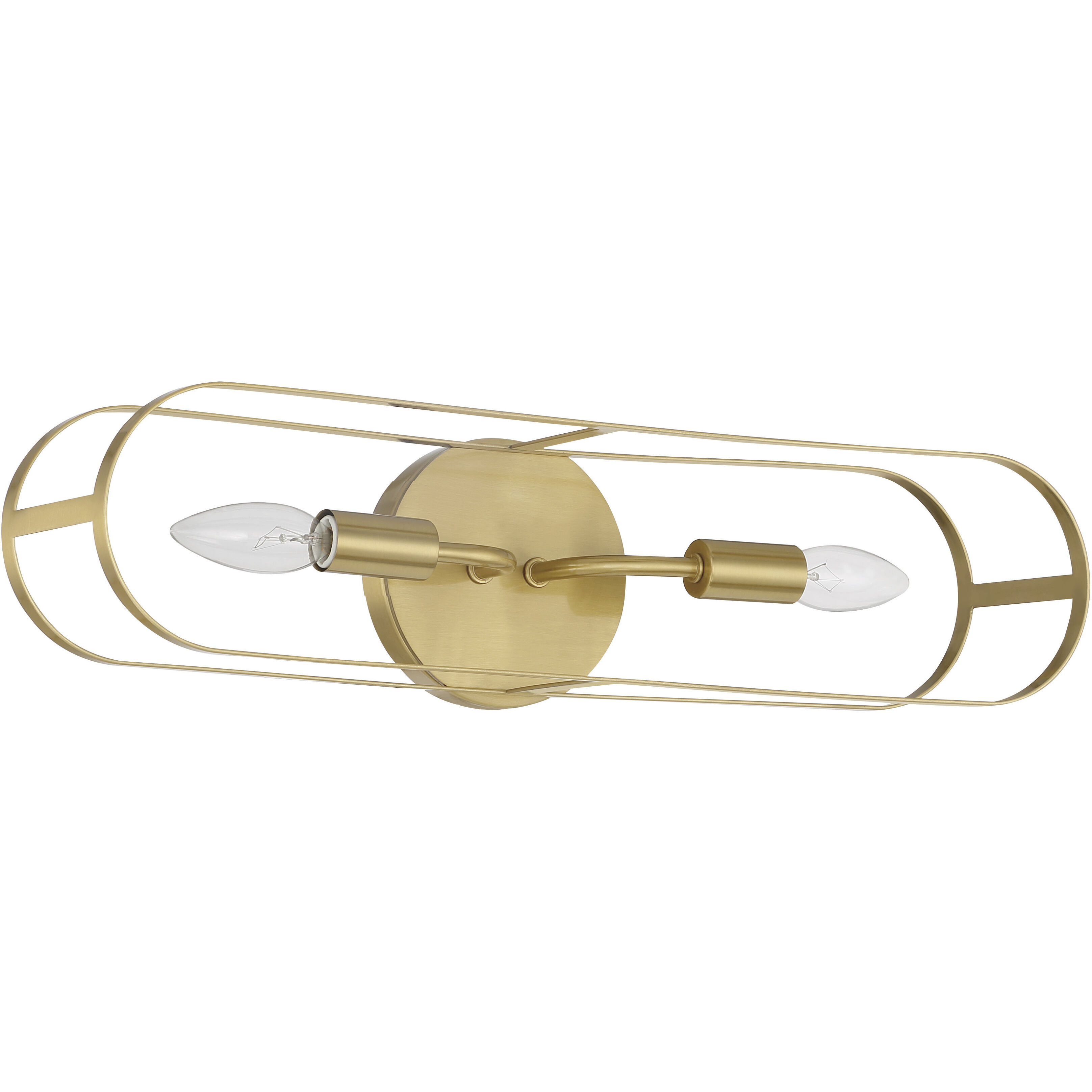 Mindful 2 Light 20 inch Satin Brass Vanity Light Wall Light