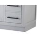 Alden 84 X 35 inch Grey Bathroom Vanity Cabinet