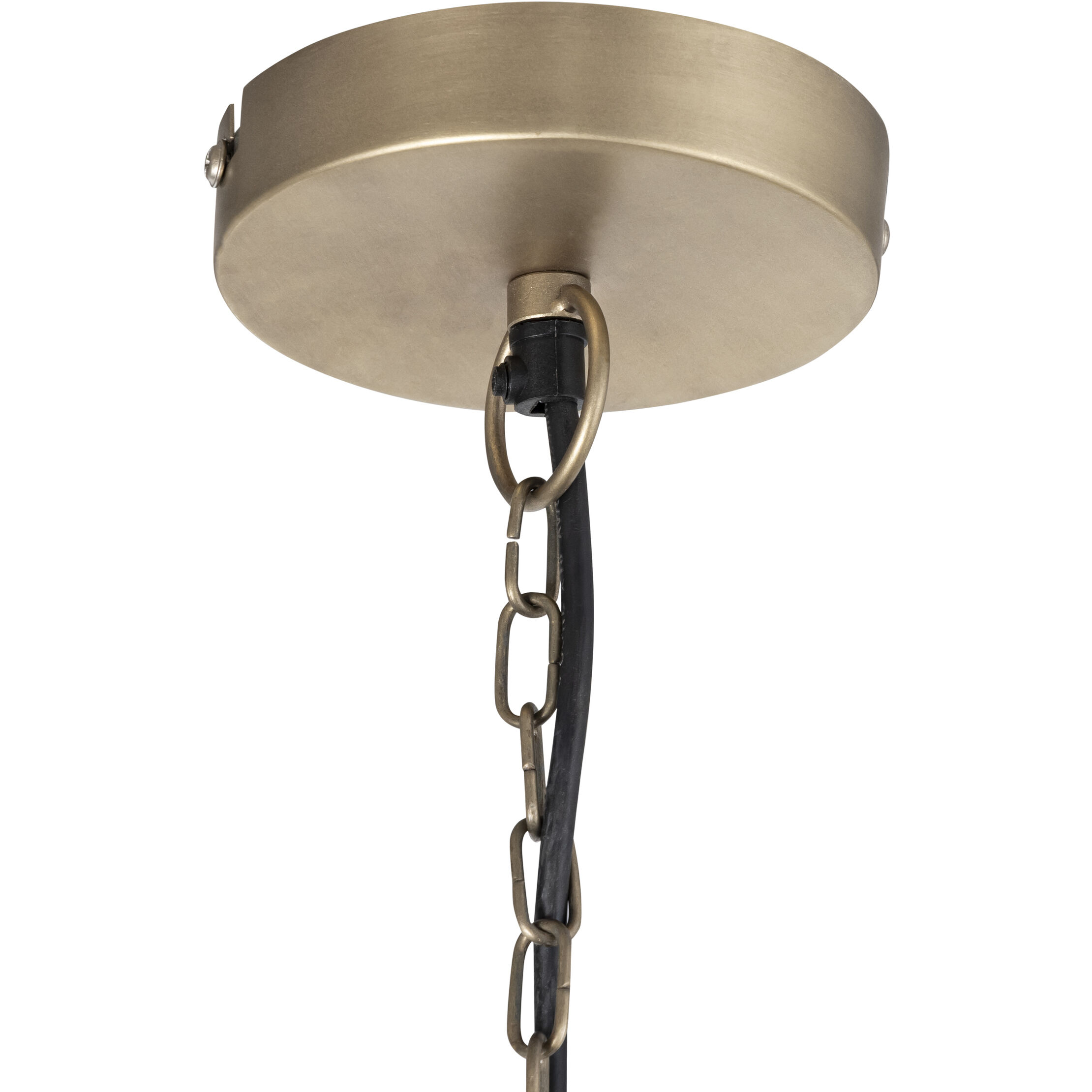 Warren 4 Light 33.5 inch Antique Brass Pendant Ceiling Light