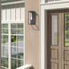 Gaffney 1 Light 11 inch Black with Brushed Nickel Finish Accents Outdoor ADA Medium Wall Lantern in Black with Brushed Nickel Accent, Medium