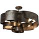 Zen 6 Light 34.1 inch Dark Smoke Pendant Ceiling Light