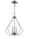Prism 3 Light 14 inch Polished Chrome Convertible Mini Chandelier/Ceiling Mount Ceiling Light