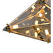 Canada 9 Light 12 inch Gold Chandelier Ceiling Light