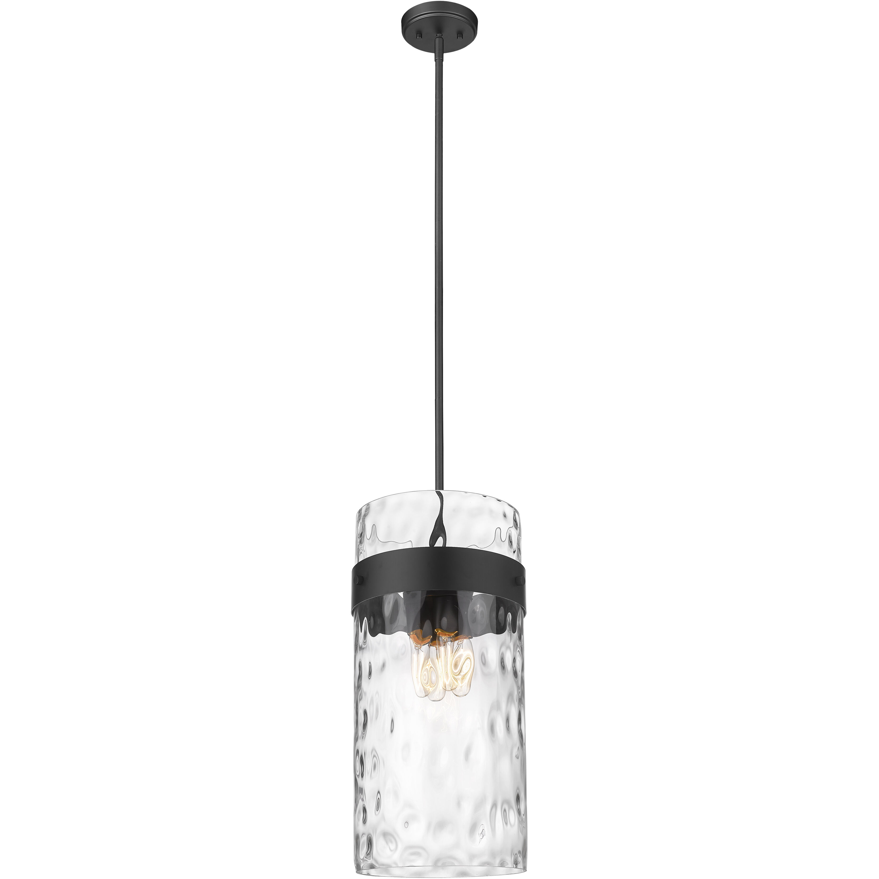 Fontaine 4 Light 13 inch Matte Black Pendant Ceiling Light