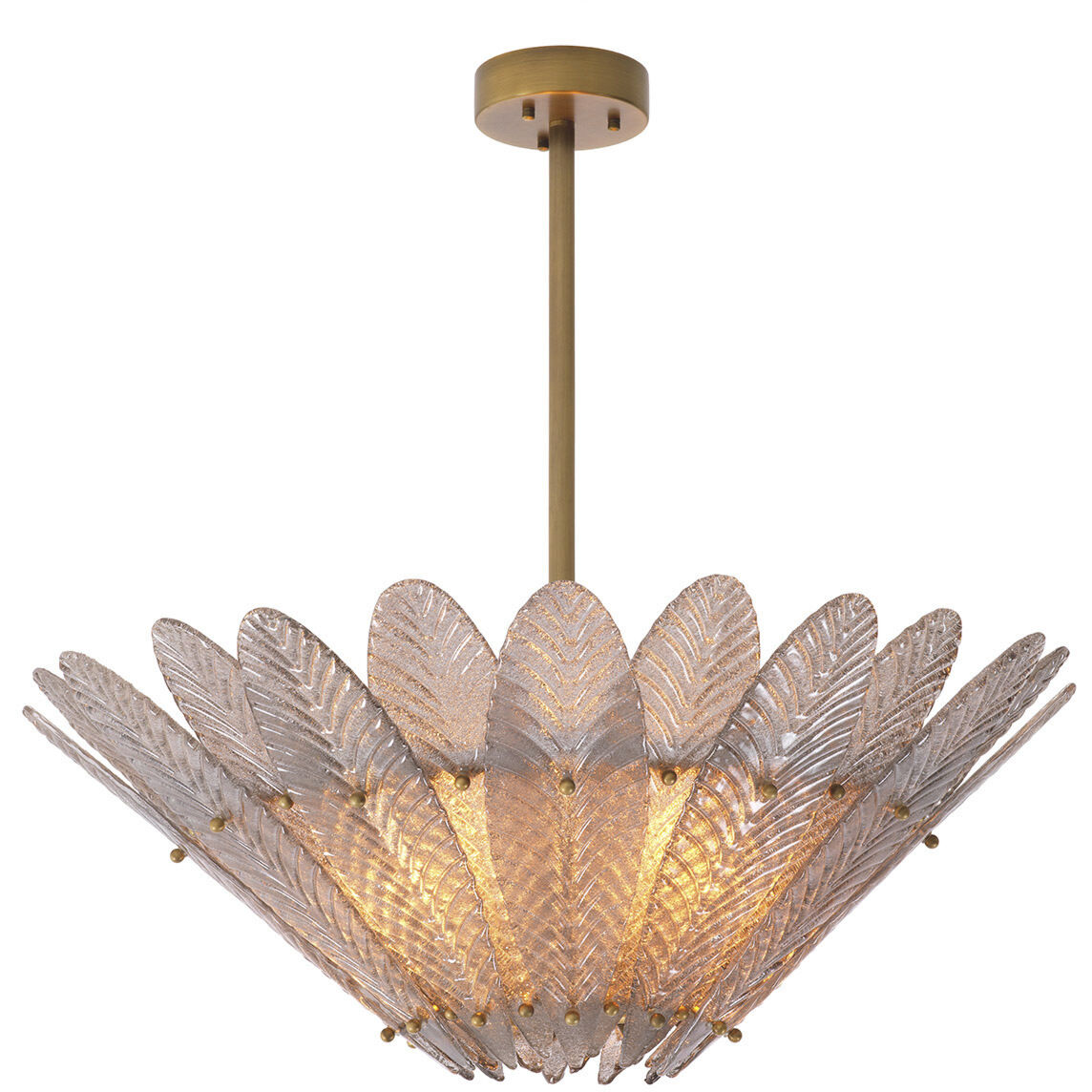 Scala 4 Light 33.86 inch Antique Brass Chandelier Ceiling Light