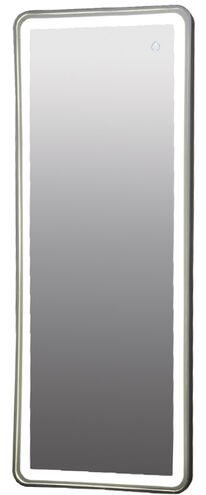 MM09 Series 47 X 19 inch Chrome LED Lighted Wall Mirror
