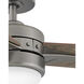 Ventus 44 inch Pewter with Driftwood, Teak Blades Fan