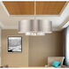 Madison 6 Light 24 inch Brushed Nickel Pendant Chandelier Ceiling Light