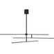 Sean Lavin Klee LED 56.1 inch Nightshade Black Chandelier Ceiling Light, Integrated LED