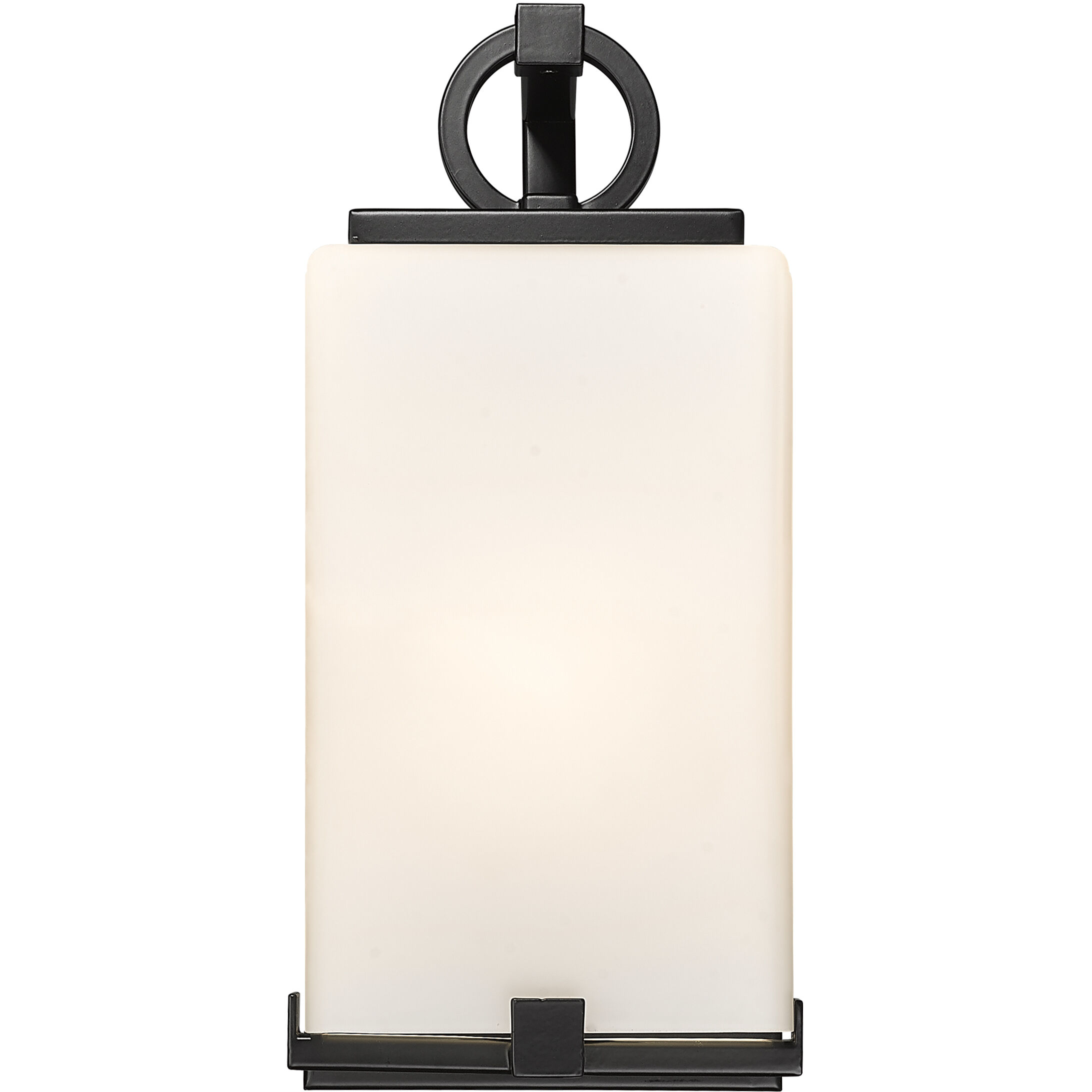 Sana 1 Light 12.75 inch Black Outdoor Wall Light