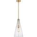 Sean Lavin Arilda 1 Light 9 inch Satin Brass Pendant Ceiling Light