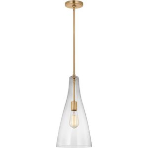 Sean Lavin Arilda 1 Light 9 inch Satin Brass Pendant Ceiling Light