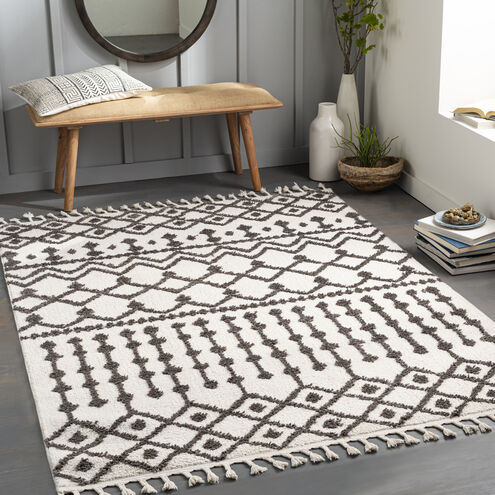 Alhambra 120 X 94 inch Cream Rug in 8 x 10, Rectangle
