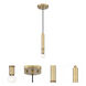 Emmett 1 Light 1.25 inch Old Satin Brass Mini Pendant Ceiling Light