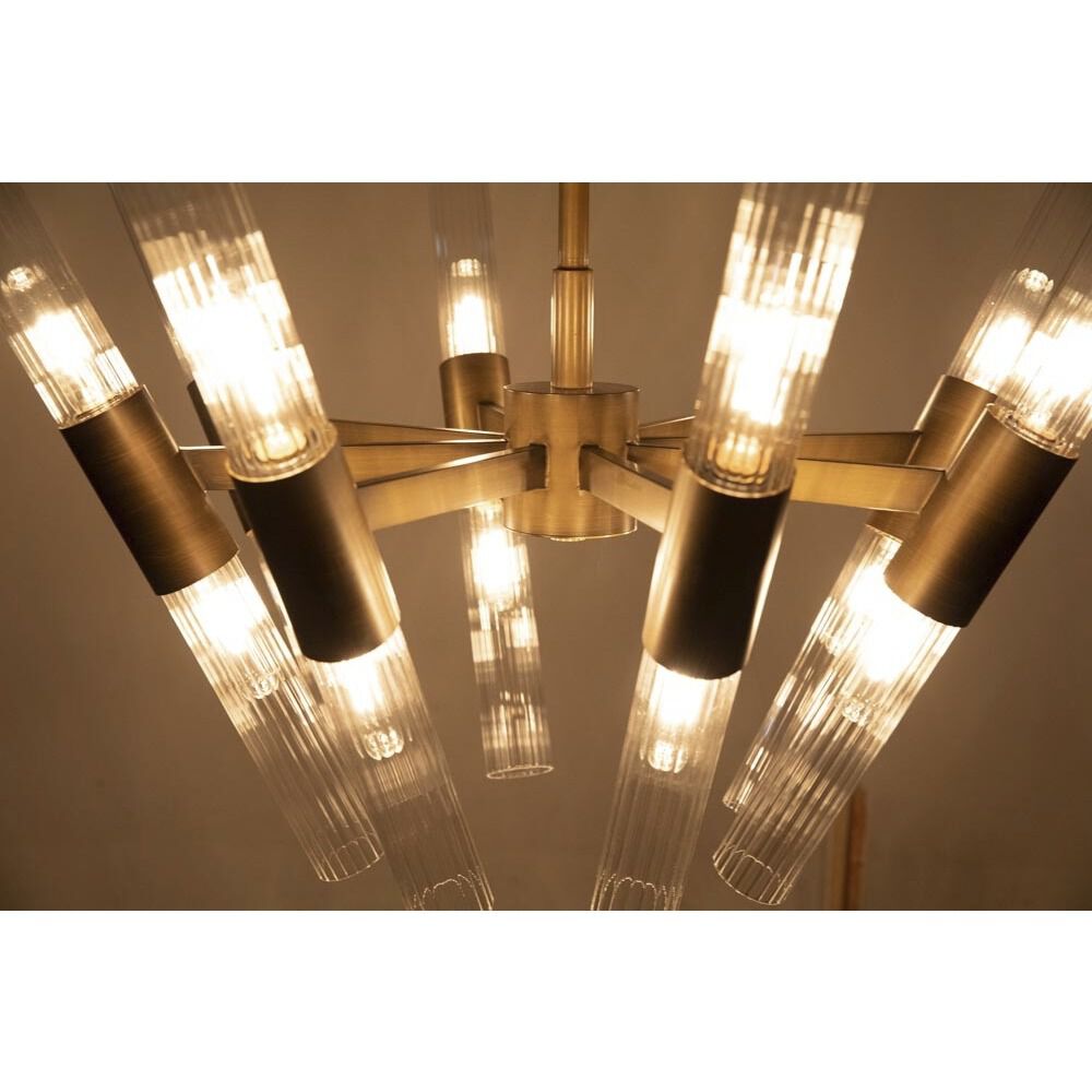 Moira 16 Light 16 inch Aged Brass Chandelier Ceiling Light