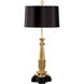 Biltmore 40 inch 100 watt Gold Leaf Table Lamp Portable Light