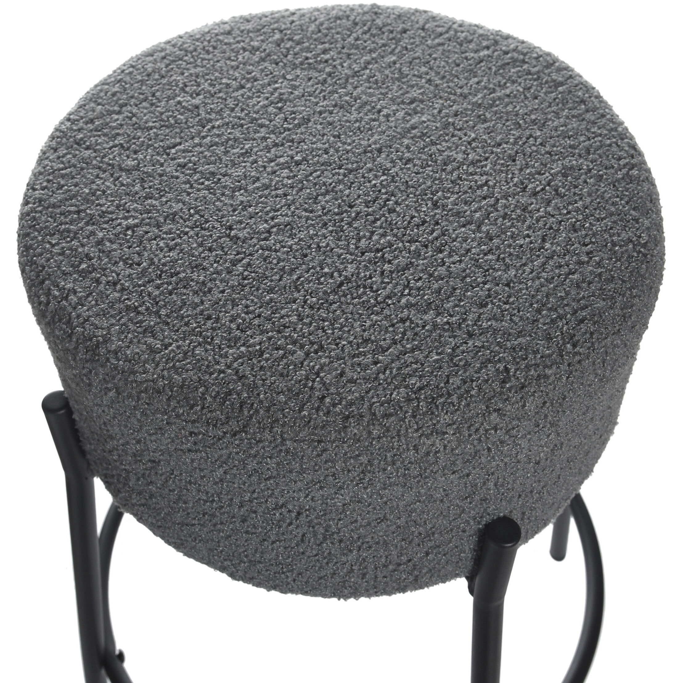 Soloist 29 inch Black and Slate Gray Bar Stool