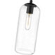 Monty 1 Light 5.25 inch Matte Black Pendant Ceiling Light
