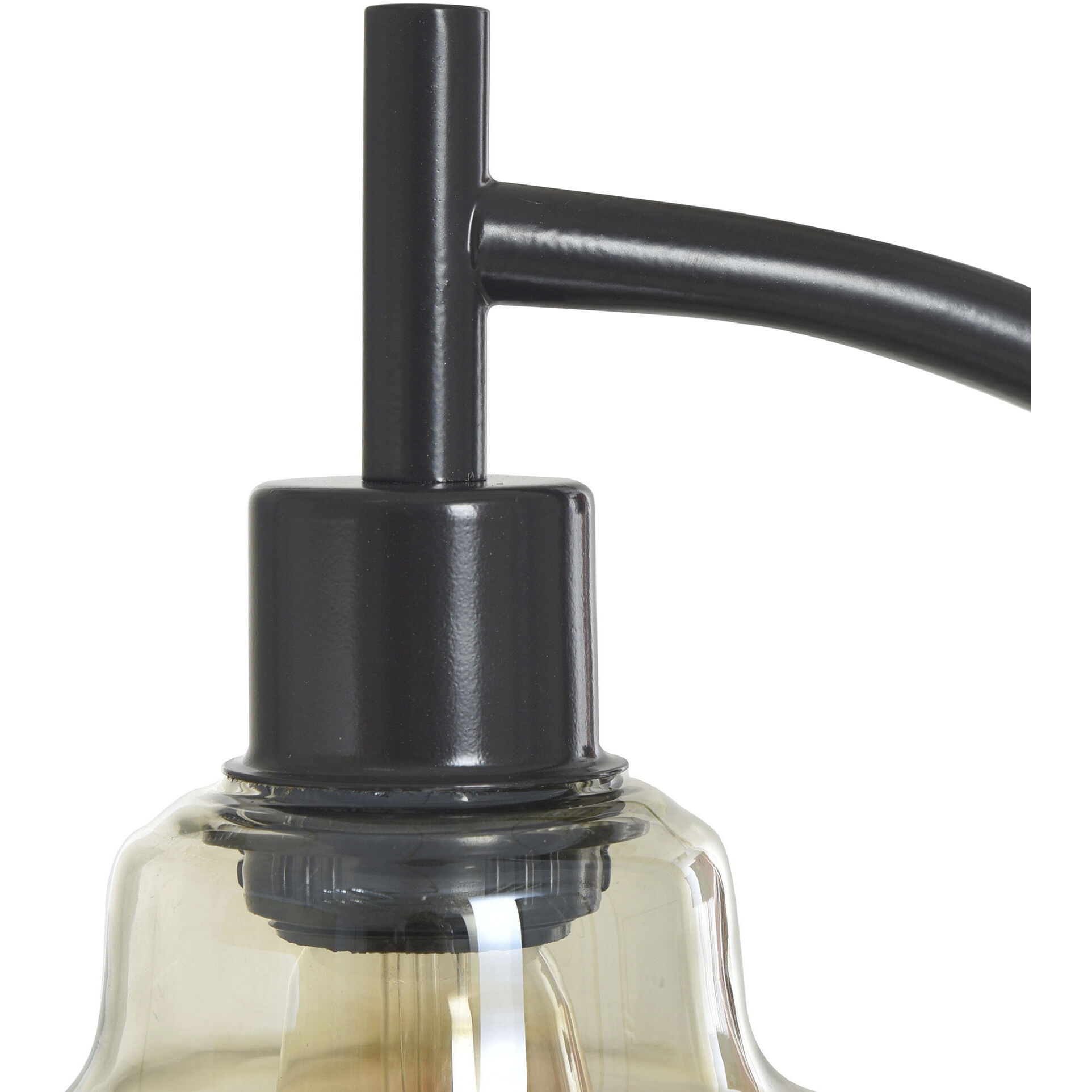 Black Water 26 inch 40 watt Black and Gold Table Lamp Portable Light