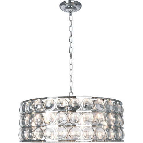 Canada 8 Light 26 inch Chrome Chandelier Ceiling Light