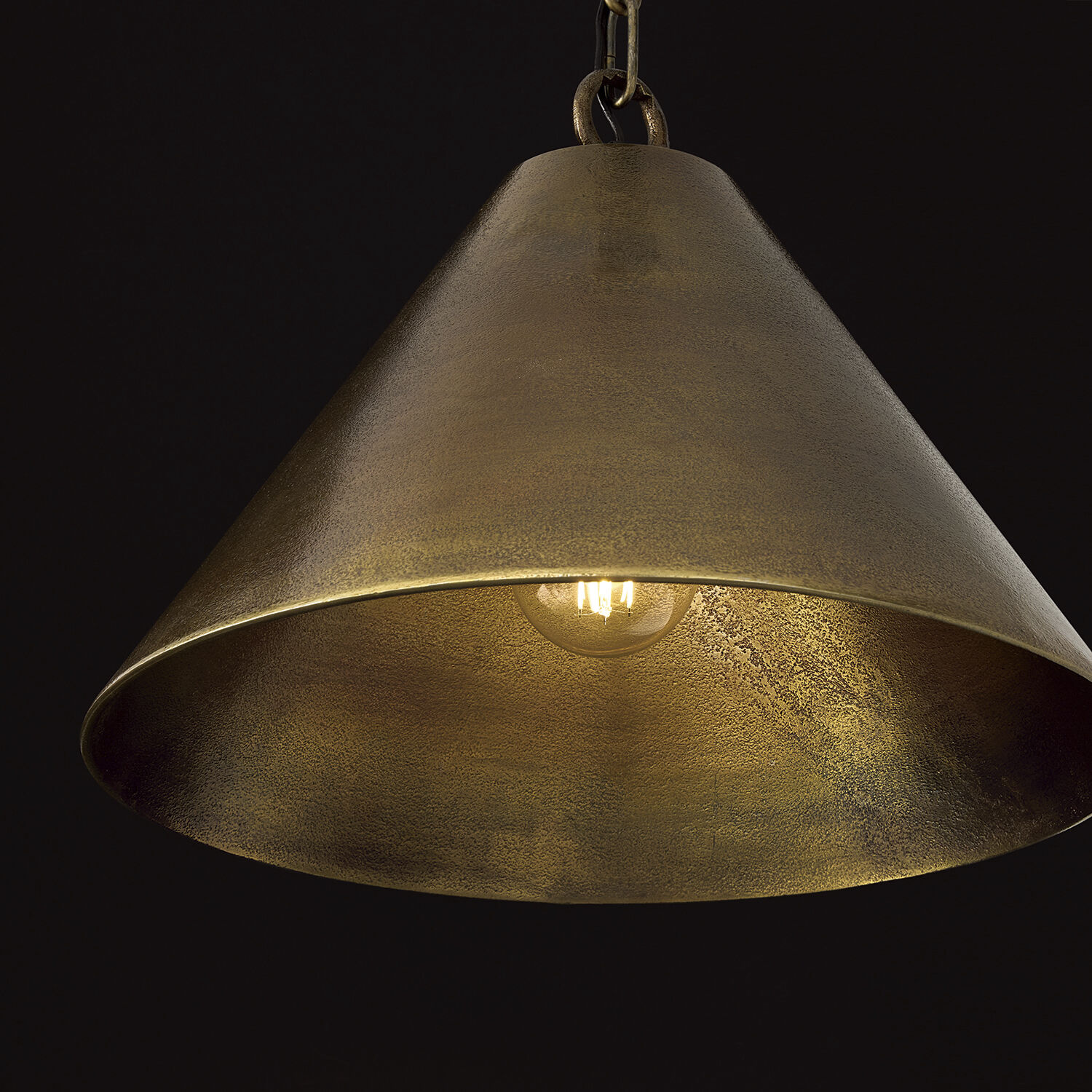 Casa 1 Light 17 inch Oxidized Brass Pendant Ceiling Light