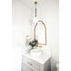 Brielle 1 Light 10 inch Aged Brass Pendant Ceiling Light