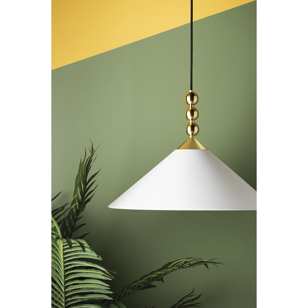 Sang 1 Light 20 inch Aged Brass Pendant Ceiling Light