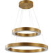 Canada LED 32 inch Gold Pendant Ceiling Light