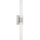 Keaton 2 Light 5 inch Brushed Nickel Bath Vanity Wall Light