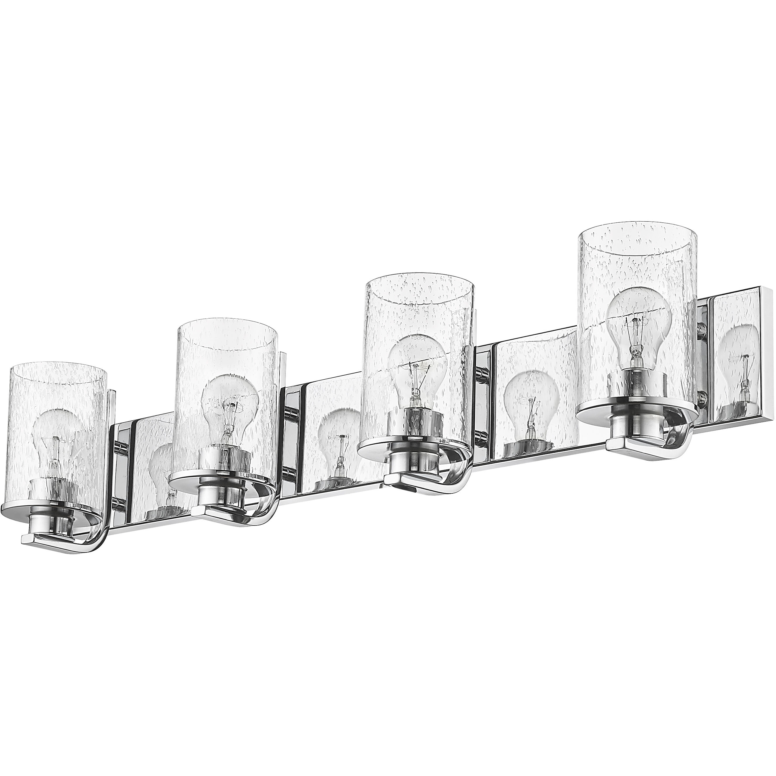 Beckett 4 Light 34 inch Chrome Vanity Wall Light