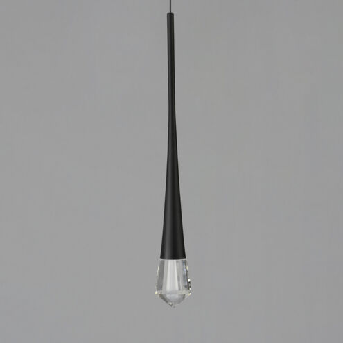 Pierce LED 2.25 inch Black Single Pendant Ceiling Light