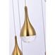 Amherst 13 Light 30 inch Satin Gold Chandelier Ceiling Light