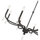 Viremont 8 Light 36 inch Matte Black Chandelier Ceiling Light