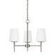 Driscoll 3 Light 20.5 inch Brushed Nickel Chandelier Ceiling Light