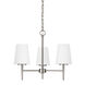 Driscoll 3 Light 20.5 inch Brushed Nickel Chandelier Ceiling Light