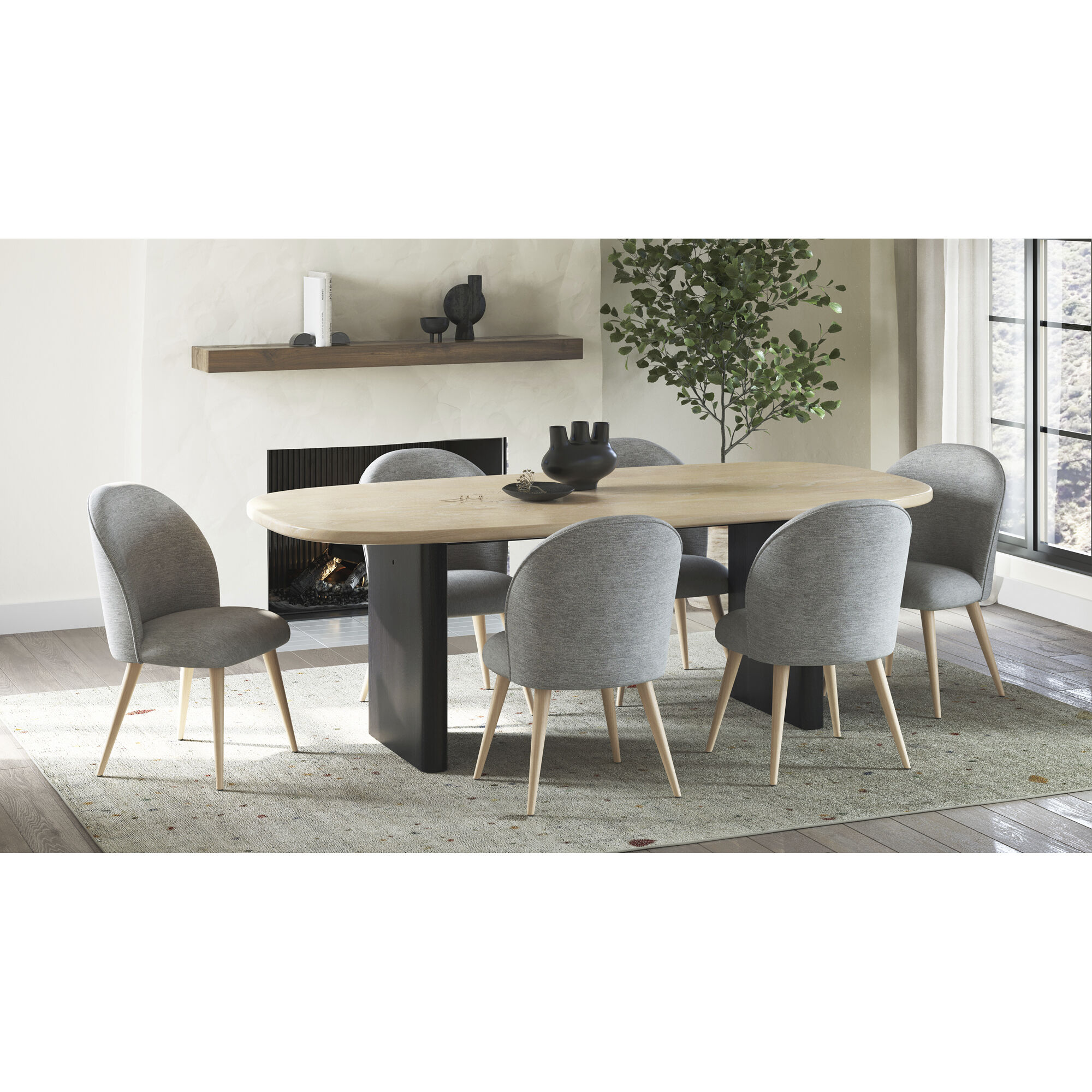 Sakai 88 X 42 inch Natural Dining Table