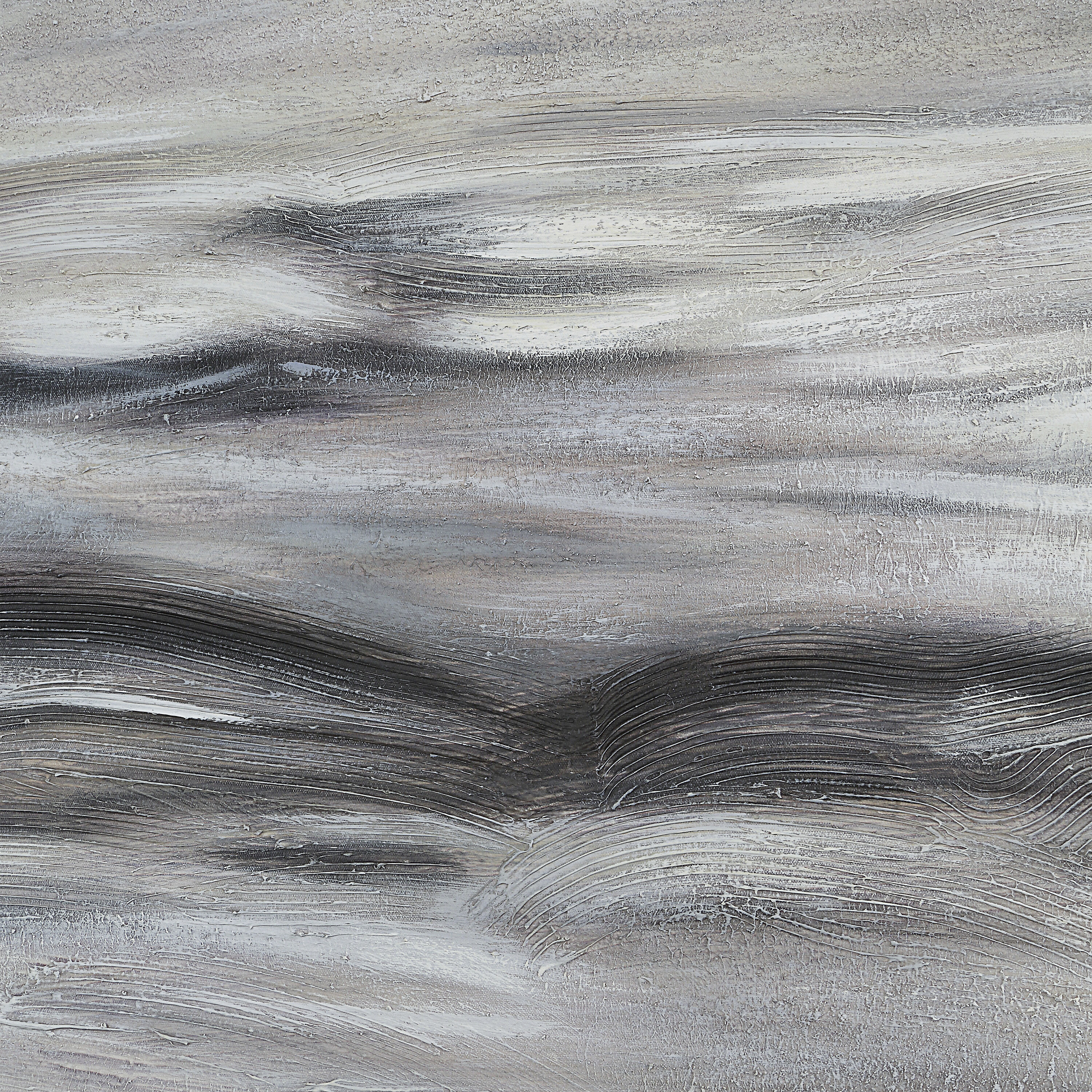 Baelish Dark Grey Canvas Art