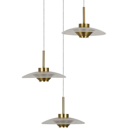 Ferrara Series 16 inch Antique Brass Pendant Ceiling Light, Artisan Collection